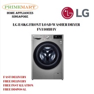 LG FV1408H4V 8KG/6KG FRONT LOAD WASHER CUM DRYER  - 2 YEARS LOCAL WARRANTY FREE INSTALL AND DISPOSE*