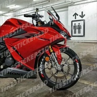 12.12 Promo Stiker Tayar Motor 3D / 3D Tire Stickers Yamaha Honda RS150 Y15 Y16 CBR250 S1000R R15 R2