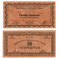 1942 WW2 Misamis Occidental Emergency PNB Guerilla Twenty Condition