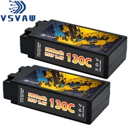 VSVAW Lipo 2S 7.4V Battery 5800mAh 130C Hard Case With XT60 Plug For RC Car Boat Truck Tank Vehicle 