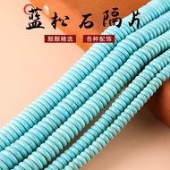 Blue Turquoise Spacer Beads Handmade diy Beaded Bracelet Jewelry Accessories Round Beads Loose Beads