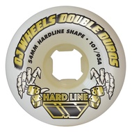 OJ Double Duro White Hardline 54mm/101a & 95a Skateboard Wheels (7570525)