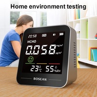 RYSY Bosean Portable CO2 Pm2.5 Detector Handheld air Quality Monitor Pm2.5 Hcho Temperature Detector