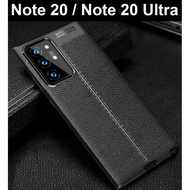 Samsung Galaxy Note 20 / Note 20 Ultra Rugged Leather Armour Phone Case Casing Cover