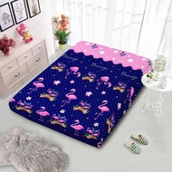 Zippered Foam Mattress Cover with Character Motif (80x200-180x200)