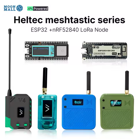 Heltec Meshtastic Series LoRa 32 V4 T114 Shell Kit ESP32 nRF52840 LoRa Dev-board Tracker with SX1262
