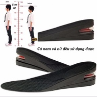 2-Layer Height Increasing Shoe Insoles, bag Height Increasing Shoe Insoles with Air Cushion