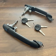 BONTO Car Door Lock 1 set Handle Front Right Left With 2 Barrel Keys For POLO 6N 6N1 6N2 OEM:6N08372