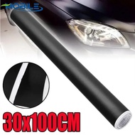 [ Featured ] 3/5/7/10CM Auto Body Styling Wrap Film / Multiple Styles Self-adhesion Tape Stickers / DIY Motorcycle Decor Decals / Matte Black Vinyl Film / Car Color Changing Film