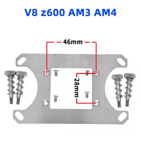 Cooler Master V8 AM4 Buckle Custom Radiator Intel AMD Stainless Steel Bracket