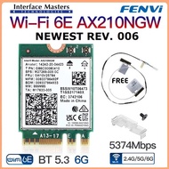 Wifi 6E Card Wireless Intel 6 AX210 AC AX Bluetooth 5.3 NGFF M.2