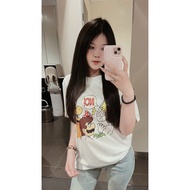 Mario Cartoon T-Shirt - 2-Way Cotton T-Shirt 280GSM