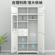 Iron Cabinet Single Door with Lock for Clothes and Hats Steel Storage Cabinet Two-Door Cabinet Dormi