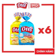 BÁNH KẸO SỈ | Combo 12 Bịch Bánh mì Hoa Cúc Otto - Otto Brioche Tressée 290g | Bánh ăn sáng | Đồ ăn 