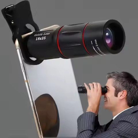 18/28/36X Telephoto Mobile Phone Lens HD High-Power Monocular Telescope External Connected To Mobile