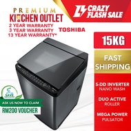 Toshiba 15KG Fully Auto Washing Machine AW-DG1600WM(SK) | Washer | Mesin Basuh - Klang Valley Area Mesin Basuh
