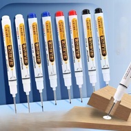 New Long Head Waterproof Marker Pen Deep Hole Special Woodworking Ceramic Multi-Purpose Oil-Based Pe