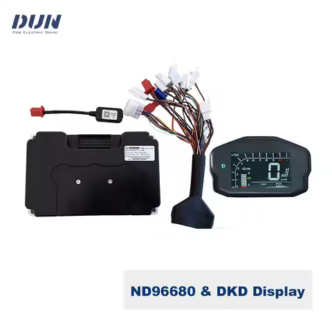 48V-96V nd96680 DC 330A Phase Current 680A Controller with DKD Speedometer for 6KW-8KW BLDC Hall Ele