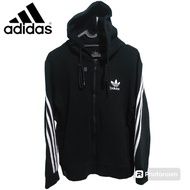 Hoodie jacket adidas trifoil,adidas bunga thrift