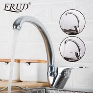 FRUD Kitchen Faucet Kitchen Mixer Single Handle Mixer Water Tap Sink Faucet Mixer Tap Deck Mounted K