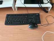 羅技 K120 USB 標準電腦鍵盤+滑鼠