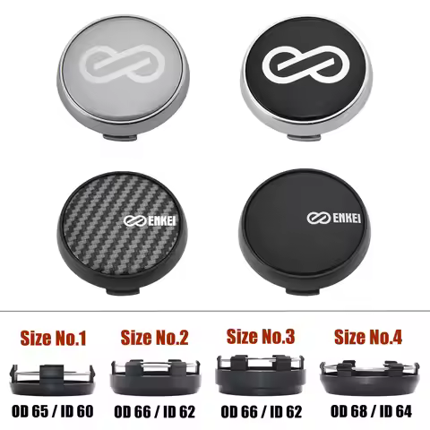 ENKEI Wheel Center Cap 65mm Sport Rim Hubcap 66mm Wheel Cover Cap 68mm Japan Car Styling Tire Access