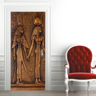 Bedroom Foreign Trade AMJ3D Egyptian Stickers Pharaoh Self-Adhesive Refurbished Door Stickers Wall S