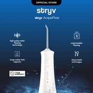 Stryv AcquaFloss | Cordless Water Flosser for Teeth & Tongue | 5 Cleaning Modes | 220ml Tank | Oral 