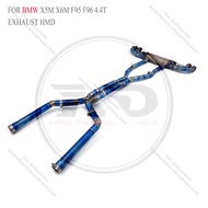 HMD Titanium Exhaust System Performance Catback for BMW X5M X6M F95 F96 4.4T With valve
