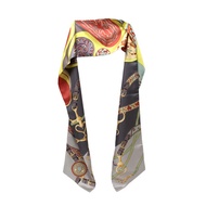 Hermes Silk Festival des Amazones Maxi Twilly Scarf