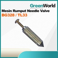 BG328 TL33 Mesin Rumput Jarum Minyak Brush Cutter Needle Valve Carburetor