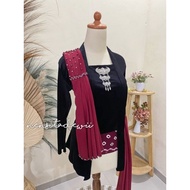 [S1] Kebaya Shawl / Shoulder Slayer - Nabila Model