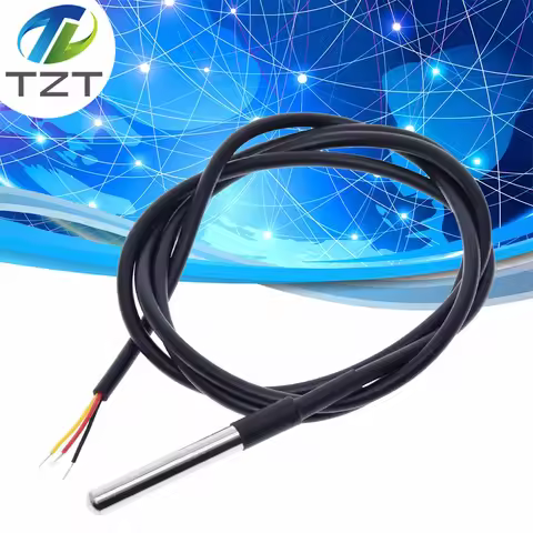 DS1820 Stainless steel package Waterproof DS18b20 temperature probe temperature sensor 18B20 For Ard