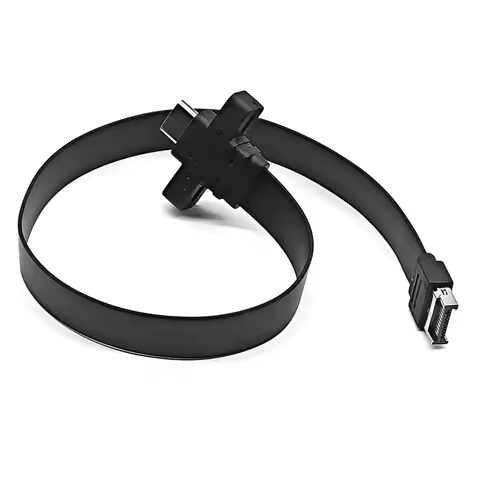 Connectors USB 3.2 Front Panel Extension Cable Gen2x2 Baffle Cable TYPE-E To Chassis Type-C Front (A
