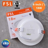 FSL 6 18w LED Round Downlight Downlight Ceiling Light (Warm White/Cool White)