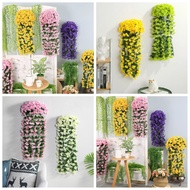 Artificial Hanging Wisteria Vines Lifelike Violet Fake Plants Wall Decoration Decor