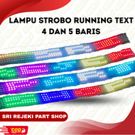 Lampu Strobo Kaca Bus 4 Baris Lampu Strobo Truk 12V 24V Lampu Strobo Kaca Bus Dan Truk LED