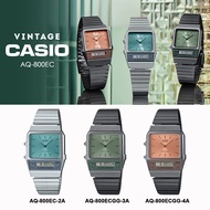 Casio Vintage AQ-800 Series AQ-800EC AQ-800ECGG Analog-Digital Stainless Steel Band