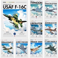 Attack Fighter Jet Air Force Plane Poster Light Ground-attack Aircraft A-37 F-16 Fighting Falcon Can