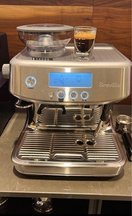 Breville專業複合式研磨義式咖啡機 可打奶泡