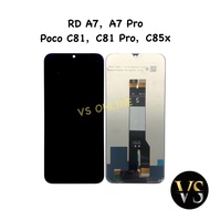 Redmi A7 A7 Pro Poco C81 C81 Pro C85x Premium Quality LCD Display