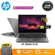 HP ZBook 15 G6 Laptop | Intel Core i7 9th Gen | 32GB RAM | 1TBNVME NVIDIA Graphics | FHD Display | W