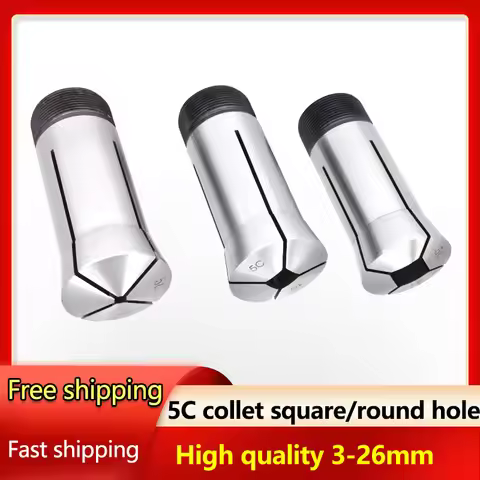 5C Collet Chuck Square Collet Thread Knife Grinding Machine 5C Round Hole Square Hole Clamping Tools