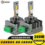 2PCS 300W D Series LED Car Headlight Bulb D1S D2S D2H D2R D3S D4S D5S HID Upgrade High Power Penetra