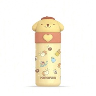 ถ้วยน้ำ Pompompurin ของ Sanrio ขนาด 350 มล./11.84 ออนซ์ ถ้วยเทอร์มัสการ์ตูน Kawaii อะนิเมะ ขวดน้ำหุ้