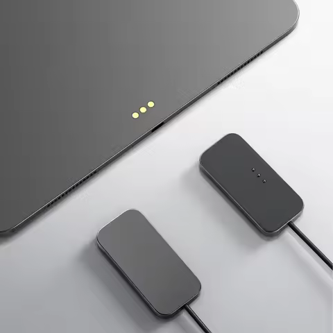 Magnetic Wireless Charger for iPad Pro/Air 18W Fast Charging with 2m Cable USB C to C Charger Smart 