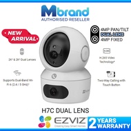 Ezviz H7C Dual Lens Pan/Tilt Color Night Vision WiFi Two Way Talk (4MP + 4MP) Indoor Security CCTV C