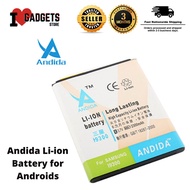 Andida Phone Battery for Nokia N95/N93i/N97 Mini/Sony Ericsson/Samsung M350/Samsung S5360/Lenovo A70