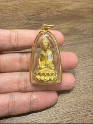 古巴當陣師傅一期七樂如願拍勁純金版本 泰國佛牌