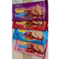 Inafood Fortius Wafer Chocolate All 80gr - Wafer Krim Rasa